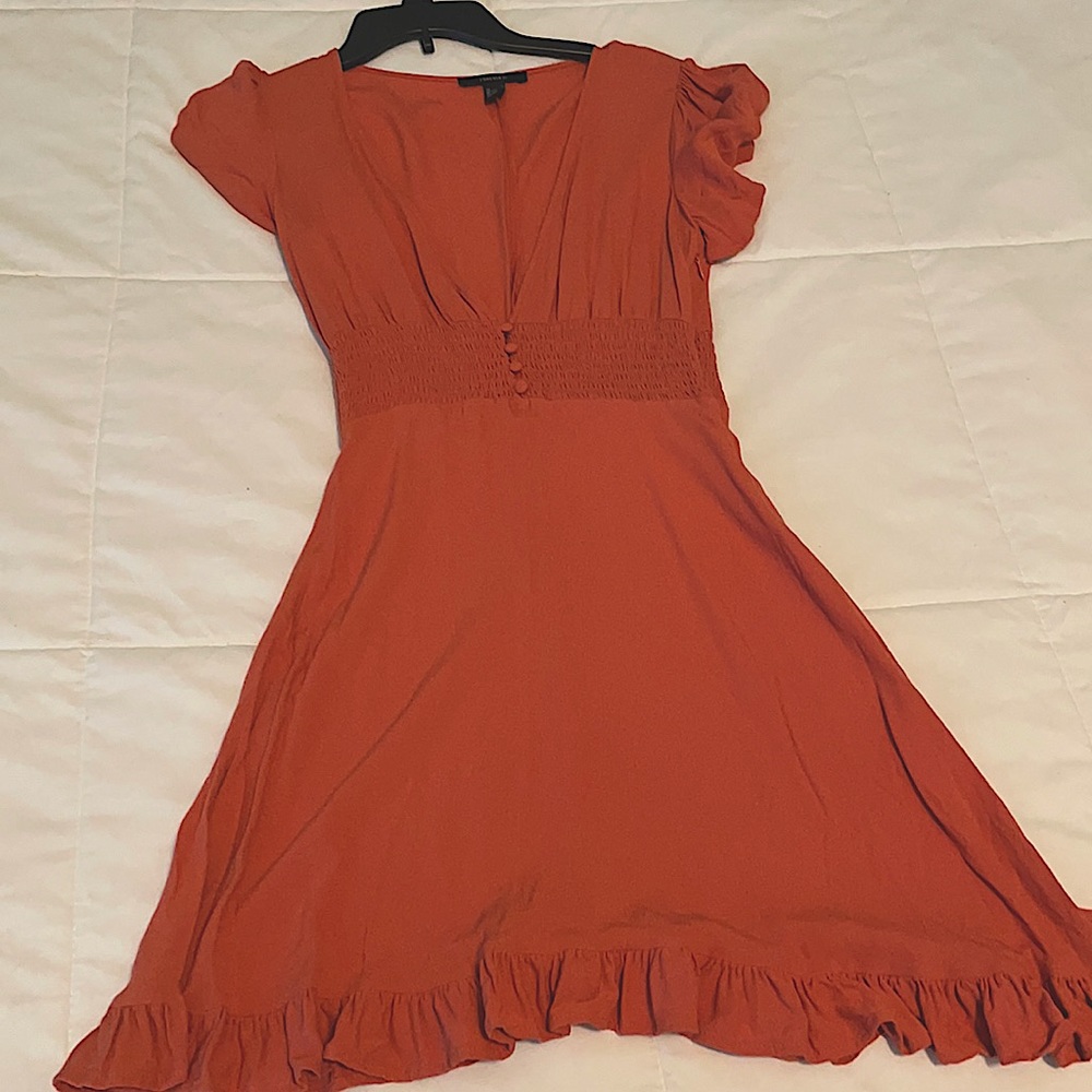 Forever 21 Dark Orange cute Dress
